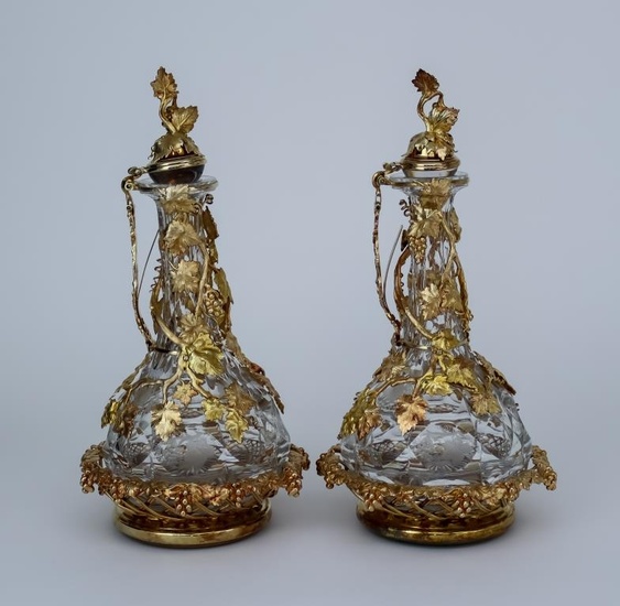 A Pair of Late 20th Century Gilt Metal Mounted...