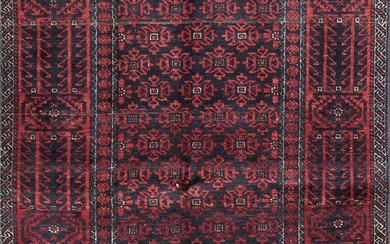 A Persian Hand Knotted Beluchi Rug, 200 x 100