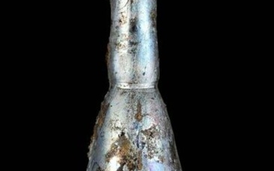 A ROMAN GLASS BOTTLE