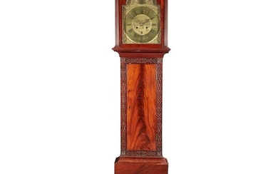 A SCOTTISH GEORGE III MAHOGANY LONGCASE CLOCK, BY JOHN BARR, PORT GLASGOW LATE 18TH/EARLY 19TH CENTURY