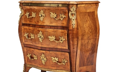 A Swedish Rococo 18th century commode by Christian Linning, master 1744.