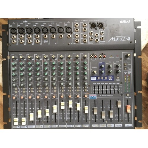 A Yamaha MX12/4 mixing console with instructions. at auction | LOT-ART