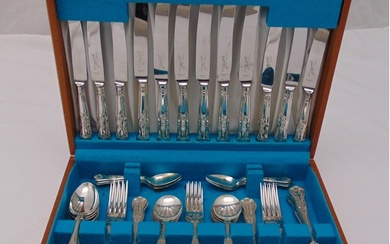 A canteen of Kings pattern silver plated flatware for six pl...