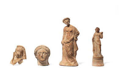 A group of four Cypriot terracottas