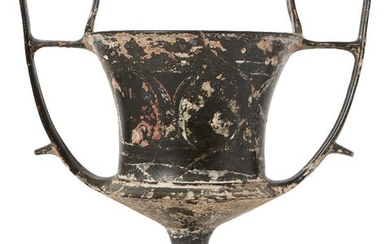 A large Boeotian black glazed kantharos, circa 5th Century B.C.,...