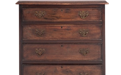 A mahogany chest of drawers in George III style, early 20th ...
