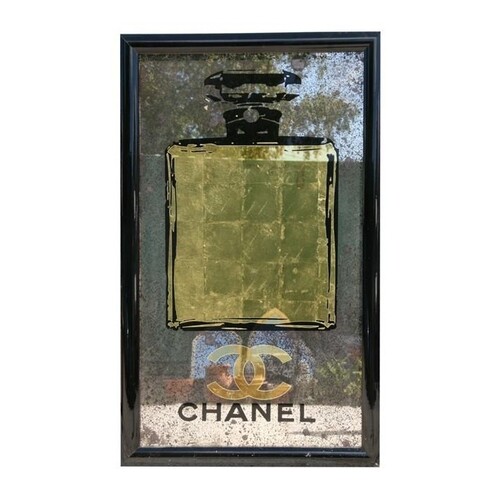 A mirror advertising Chanel Perfume (modern), overall 53 by ...