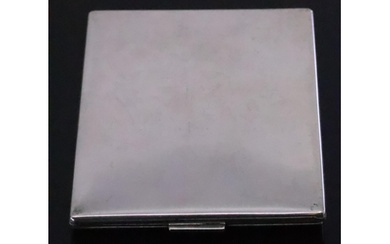 A sterling silver cigarette case stamped Tiffany & Co approx...