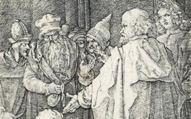ALBRECHT DURER, St. Peter and St. John at the Gate of the Temple.