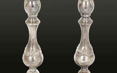AN ISRAELI STERLING SILVER SPICE TOWER