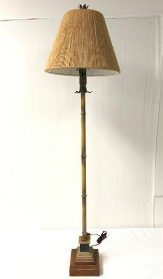 ART DECO STYLE FLOOR LAMP, H 61.25"