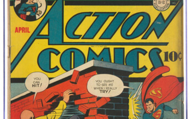 Action Comics #47 (DC, 1942) CGC VG 4.0 Cream...