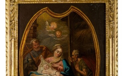 Adoration of the Shepherds, Girolamo Pesci (attr.) (1679 - 1759)