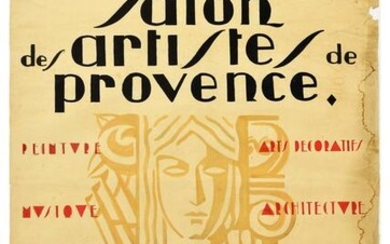Advertising Poster Provence Artist Salon Art Deco Art