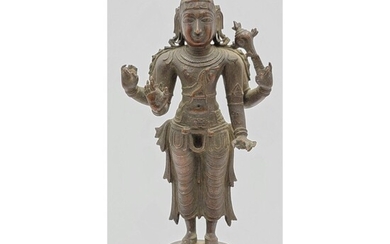 An Important Vijayanagar Bronze Figure 17-18th Century