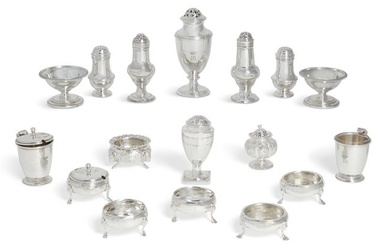 An assembled group of English sterling ware