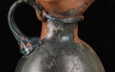 Ancient Roman Blue Glass Jug