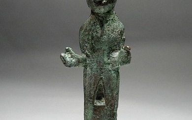 Ancient Roman Bronze figurine of a man, 9,3 cm