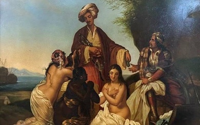 Anonymous (18/19th Century), Orientalist Scene, Oil on Copper Plate
