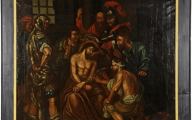 Anonymous, the mockery of Christ, canvas period