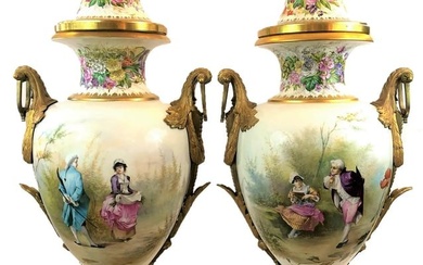 Antique Pair of French Sevres of the 19th Century