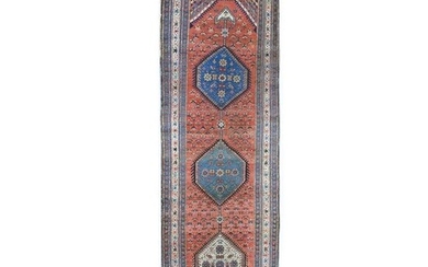 Antique Persian Bakshaish XL Runner Good Condition Pure