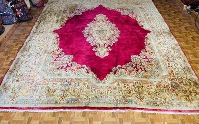 Antique persian kerman rug-4964