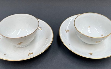 Antonibon - Couple of chicchere with saucer - Porcelain