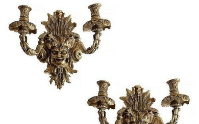 Apliques De Estilo Imperio FrancÃ©s, bronce con acabado
