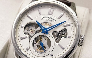 Armand Nicolet - L08 Open Heart Small Seconds Limited Edition - Ref. 9620A-AG-P713MR2 - Men - 2011-present