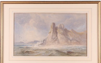 Attributed to James Harris R.I. (1810 - 1887), Coastal Lands...