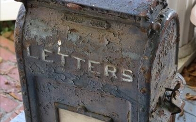 Authentic USPS Metal Letter Drop Box