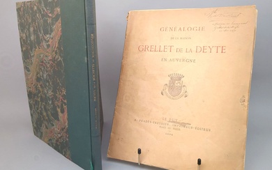 [Auvergne] [Généalogie] Réunion de 2 volumes: 1/... - Lot 11 - Richard Maison de ventes