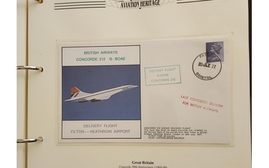 Aviation heritage collection in 5 albums on extensive collec...
