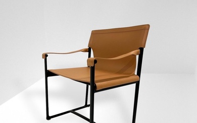 B&B Italia - Antonio Citterio - Chair - Mirto Indoor IM65 P - Aluminium/leather