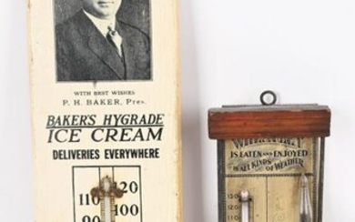 BAKERS ICE CREAM & WHEATLET THERMOMETERS
