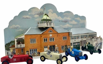 BARC Brooklands Clubhouse Diorama and Models Offered without reserve