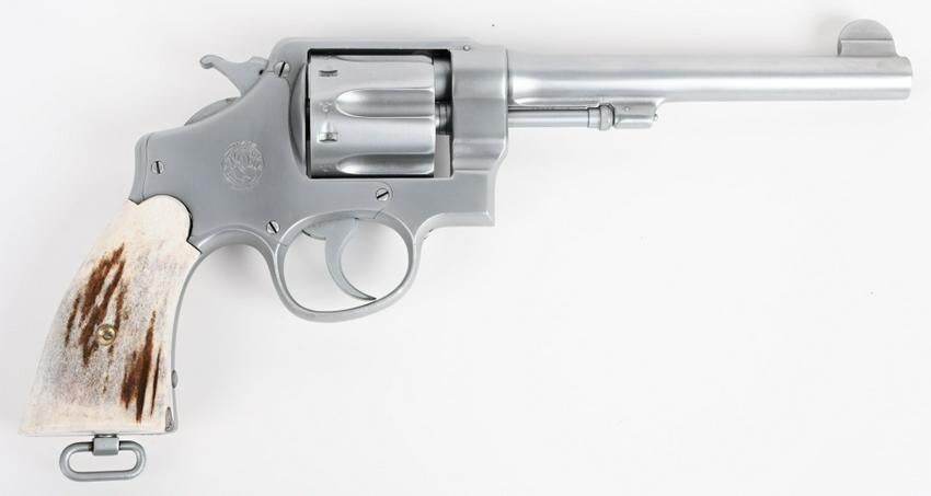 BRITISH PROOF S&W .455 HAND EJECTOR REVOLVER