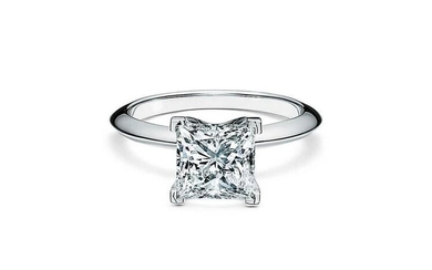 Bague Solitaire - Or Blanc - 1.50ct - G VS