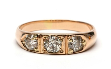 Below the legal amount of rose gold ring,...