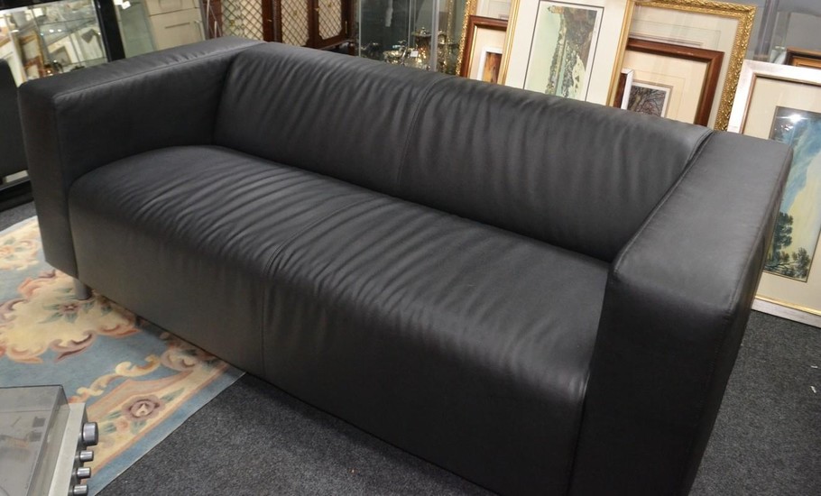 Black 3 seater IKEA sofa 3 seater as new( unused item)