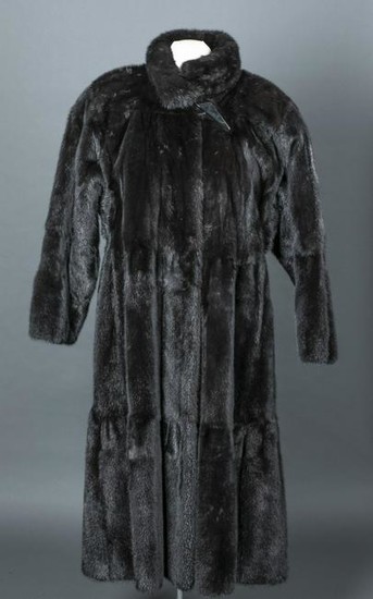 Black Mink Fur, Coat.
