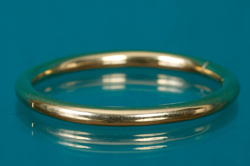 Bracelet jonc En or 18K (750‰) D. 6 cm Poids 23,28 g