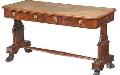 British Regency Rosewood Writing Table