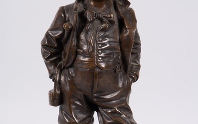 Bronze Sculpture, the Sportsman by Piccioli