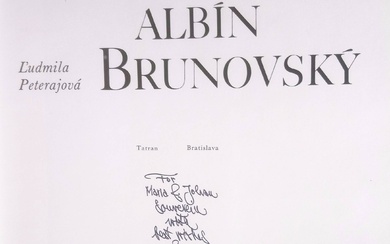 [Brunovský, A.]. Peterajová, L. Albín Brunovský. Bratislava, Tatran, 1985, 179,(5)p.,...