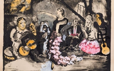 CELSO LAGAR Ciudad Rodrigo (1891) / Seville (1966) "Flamenco dance"