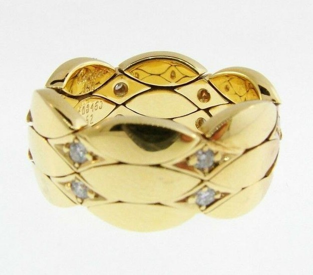 CHIC Cartier 18k Yellow Gold & Diamond Ring Circa 1996