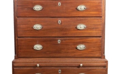 CHIPPENDALE CHEST-ON-CHEST