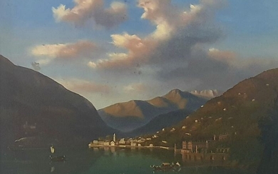Carlo Jotti ( 1826-1905) - Lago di Como